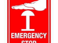 Emergent stop sign